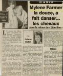 Mylène Farmer Presse France Soir 05 octobre 1988