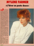 Mylène Farmer Presse Graffiti octobre 1988