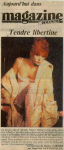 Mylène Farmer Presse L'Est Républicain 30 octobre 1988