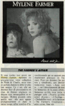 Mylène Farmer Presse Pilote & Charlie Mai 1988