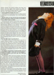 Mylène Farmer Presse Rockland Novembre 1988