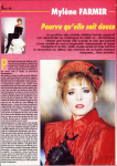 Mylène Farmer Presse Star Music Juin 1988