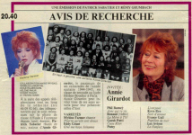 Mylène Farmer Presse Télé 7 Jours 03 octobre 1988