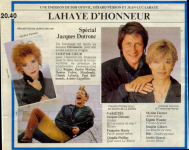 Mylène Farmer Presse Télé 7 Jours 15 août 1988