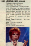 Mylène Farmer Presse Télé 7 Jours 31 octobre 1988