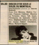 Mylène Farmer Presse Télé Journal 15 août 1988