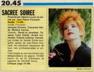 Mylène Farmer Presse Télé K7 09 mai 1988 1988