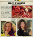 Mylène Farmer Presse Télé Star 04 janvier 1988