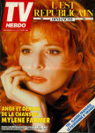 Mylène Farmer Presse TV Hebdo 17 avril 1988