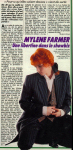 Mylène Farmer Presse Télé Loisirs 17 octobre 1988