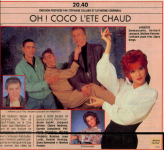 Mylène Farmer Presse TV Magazine 01er uillet 1988