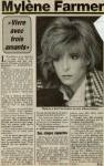 Mylène Farmer Presse France Soir 19 novembre 1988