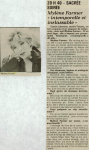 Mylène Farmer Presse Le Progrès 18 mai 1988