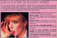 Mylène Farmer Presse Salut 20 janvier 1988