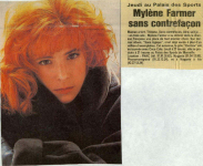 Mylène Farmer Presse 16 novembre 1989