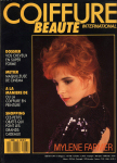 Mylène Farmer Presse Coiffure Beauté International Deacute;cembre 1989