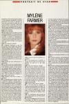 Mylène Farmer Presse Coiffure Beauté International Deacute;cembre 1989