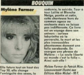 Mylène Farmer Presse Gay Info Novembre 1989