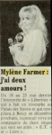 Mylène Farmer Presse Gay Info Septembre 1989