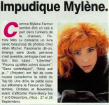 Mylène Farmer Presse Juillet 1989