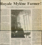 Mylène Farmer Presse L'Est Républicain 28 mai 1989