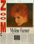 Mylène Farmer Presse L'Humanité Dimanche 17 mars 1989