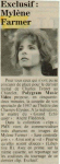 Mylène Farmer Presse Le Jour 15 janvier 1989