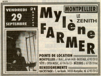 Mylène Farmer Presse Le Midi Libre 24 septembre 1989
