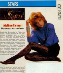 Mylène Farmer Presse Le Point 25 mars 1989