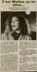 Mylène Farmer Presse Le Provencal 01 septembre 1989