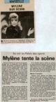 Mylène Farmer Presse Le Provençal 16 novembre 1989