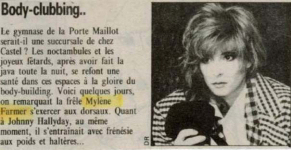 Mylène Farmer Presse Le Quotidien de Paris 13 avril 1989