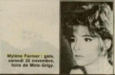 Mylène Farmer Presse Le Républicain Lorrain 07 septembre 1989
