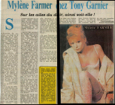 Mylène Farmer Presse Lyon Matin 09 octobre 1989