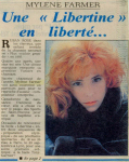 Mylène Farmer Presse Lyon Matin 11 mai 1989