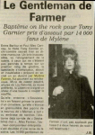 Mylène Farmer Presse Lyon Matin 11 octobre 1989