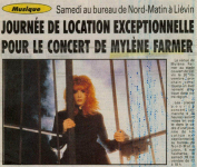 Mylène Farmer Presse Nord Matin 17 novembre 1989