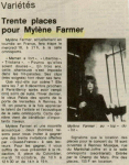 Mylène Farmer Presse Ouest France 06 octobre 1989