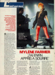 Mylène Farmer Presse Graffiti Mai 1989