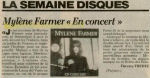 Mylène Farmer Presse France Soir 23 décembre 1989