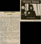 Mylène Farmer Presse La Voix du Nord 24 décembre 1989