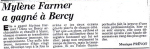 Mylène Farmer Presse France Soir 08 décembre 1989