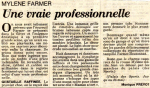 Mylène Farmer Presse France Soir 23 mai 1989