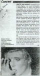 Mylène Farmer Presse La Dernière Heure 24 octobre 1989