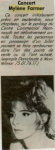 Mylène Farmer Presse La Tribune 12 octobre 1989