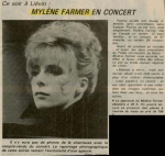 Mylène Farmer Presse La Voix du Nord 27 novembre 1989