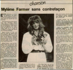 Mylène Farmer Presse Le Berry 24 mai 1989