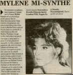 Mylène Farmer Presse Le Méridional 15 novembre 1989