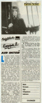 Mylène Farmer Presse Les Dernières Nouvelles d'Alsace 22 novembre 1989