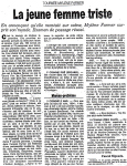 Mylène Farmer Presse Sud Ouest 22 octobre 1989